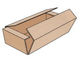 Corner cut folder